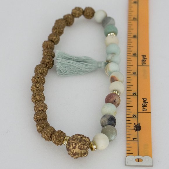 Bracelet Stretch Semi Precious Stones - Picture 2 of 3
